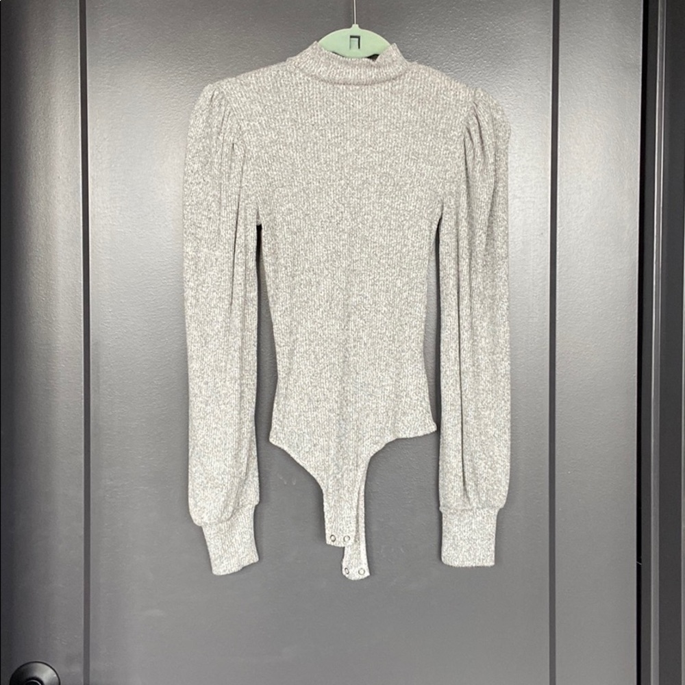 Mock neck body suit